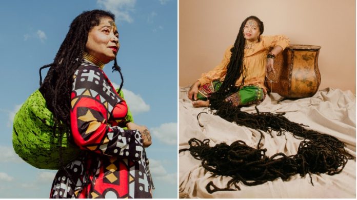 longest hair locs asha mandela