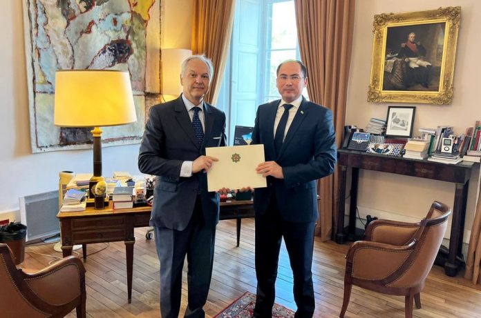maksat charyyew turkmen ambassador to france