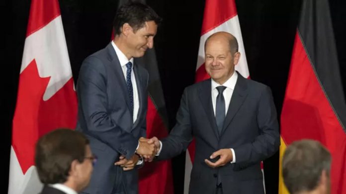 olaf sholz justin trudeu hydrogen