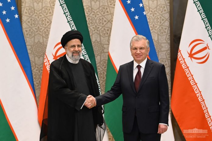 iran raisi uzbek mirziyoyev samarkand