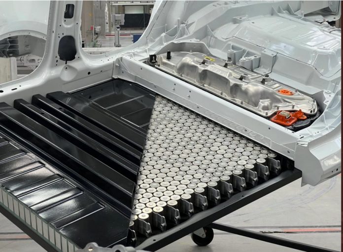 tesla car battery