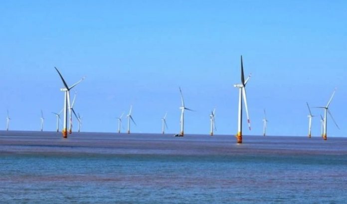off shore wind turbine