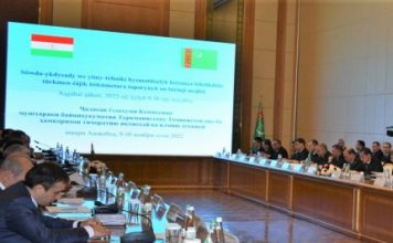 В Ашхабаде прошло 11-ое заседание Совместной туркмено-таджикской межправительственной комиссии по экономическому сотрудничеству