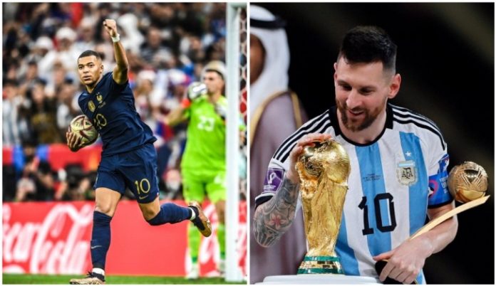 katar 2022 world cup messi mbappe football
