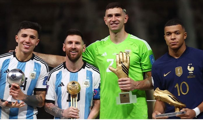 qatar 2022 world cup awards messi mbappe
