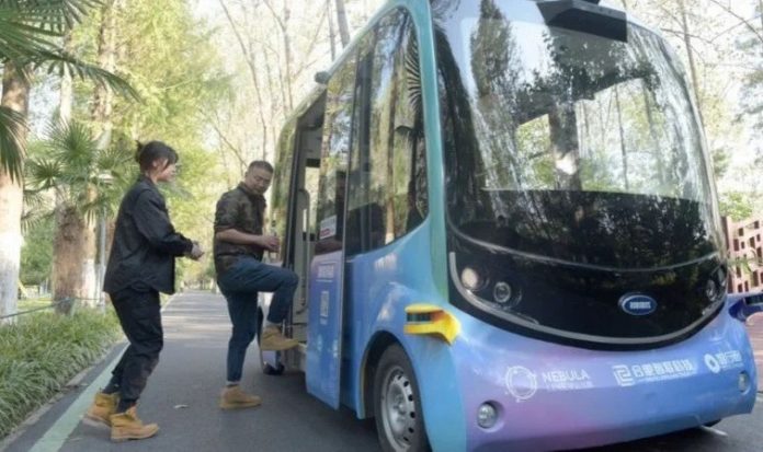 driverless bus china