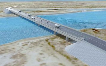 В Туркменистане завершается строительство моста через залив Гарабогазгол
