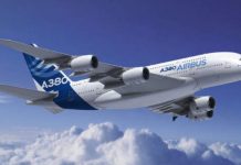 “Airbus A380” uçarynyň ilkinji synag uçuşy