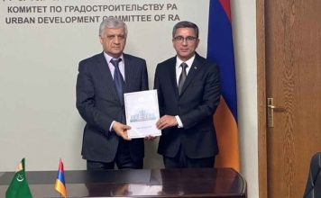 Встреча в комитете по Градостроительству Армении