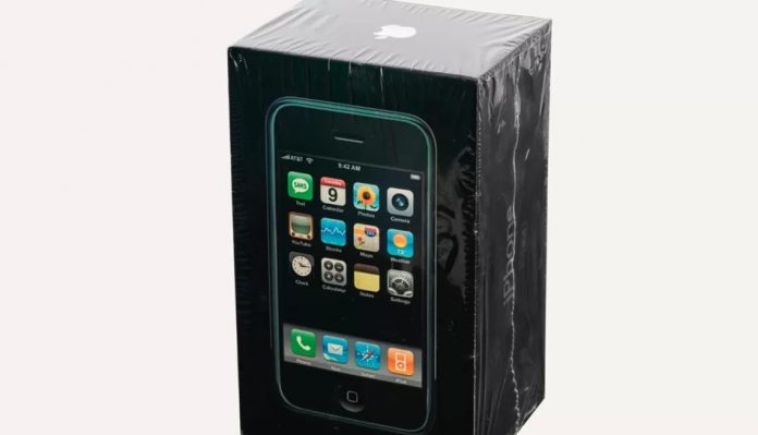 first iphone sold at auction