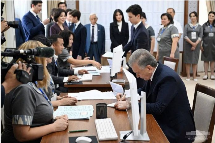 uzbekistan elections president mirziyoyev