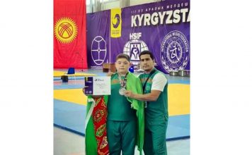 Туркменские спортсмены награждены медалями на Kyrgyzstan Open-2023