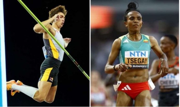 İsveçli Armand Duplantis ve Etiyopyalı Gudaf Tsegay dünya rekoru kırdi world record sport .