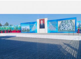Президент Туркменистана принял участие в закладке нового здания Туркменского архитектурно-строительного института