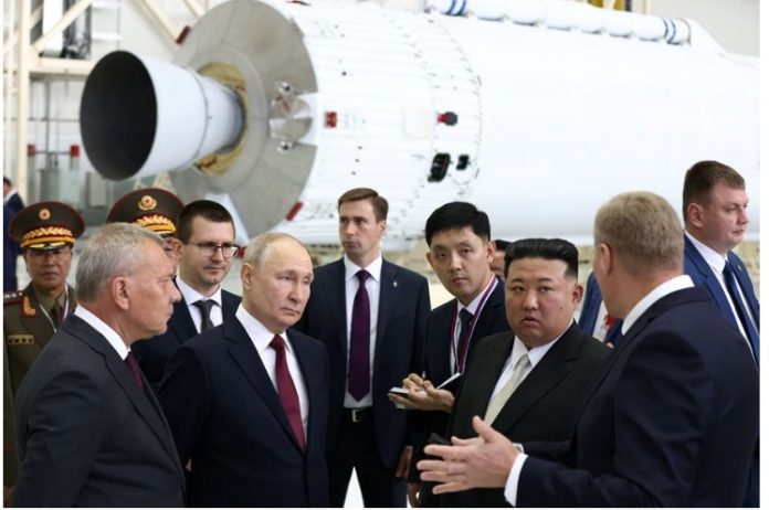 north korean kim un and putin