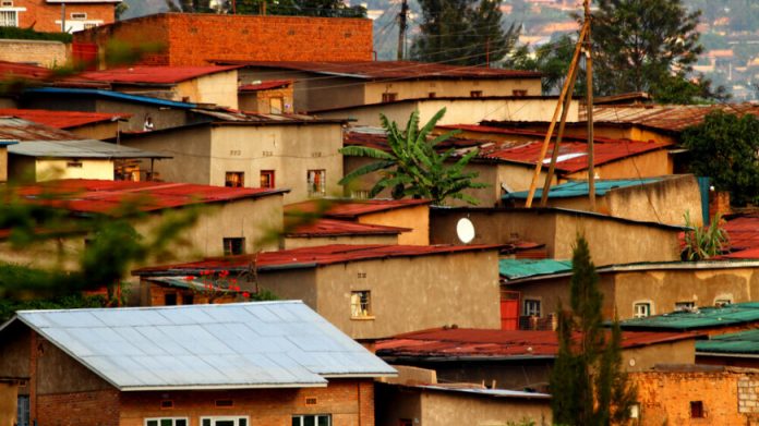 Colorful,Hillside,Homes,In,Kigali,,Rwanda