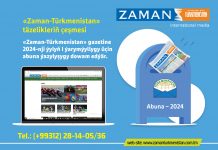 «Zaman-Türkmenistan» gazetine abuna ýazylyşyk başlandy