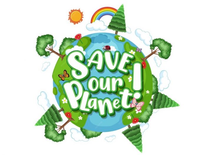 save the earth drawing
