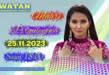 Aşgabatda Mähri Pirgulyýewanyň konserti geçiriler