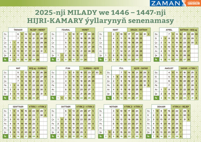Kalendar-2025 zaman