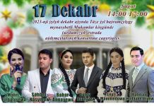 Täze ýyl baýramçylygy mynasybetli konsert geçiriler