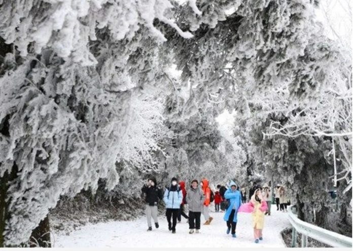pekin beijing gar snow