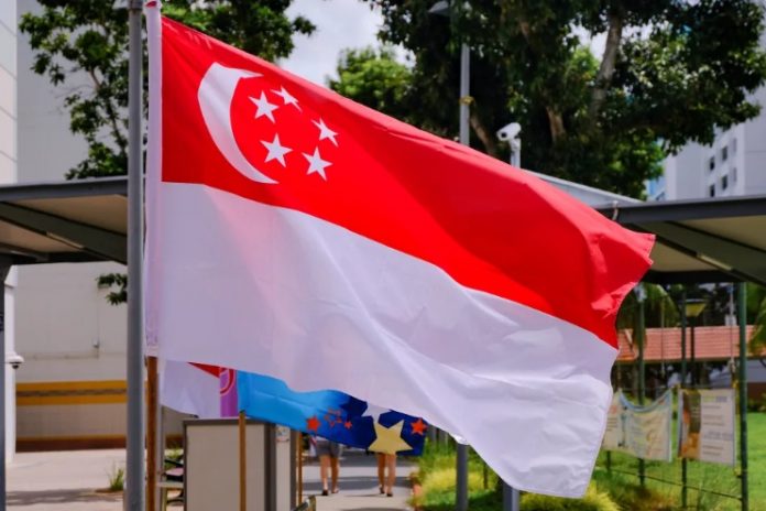 singapore singapur flag baydak
