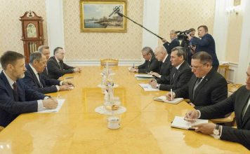 Встреча министров иностранных дел Туркменистана и России