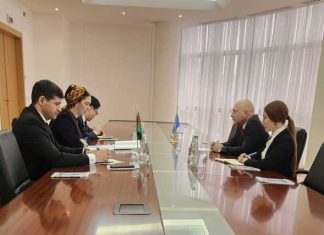 О встрече с главой Регионального центра ООН по превентивной дипломатии для ЦА