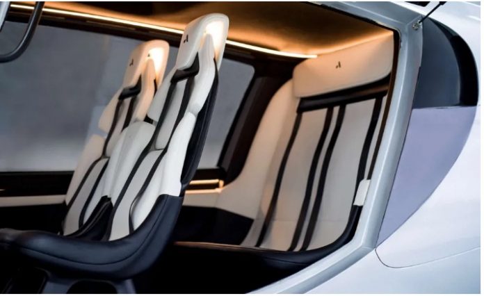 Prosperity can carry up to four passengers chinese flying taxi