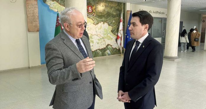 dowlet-seyitmammedow-s-honiladze-sohum-university-tbilisi--turkmen-ambassador-in-georgia