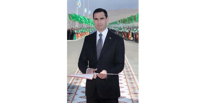 president-turkmenistan-serdar-berdimuhamedow-lebap-sement-zawody-acylysh