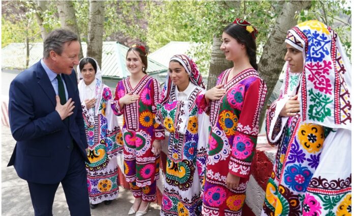 david cameron in tajikistan hydroelectric power