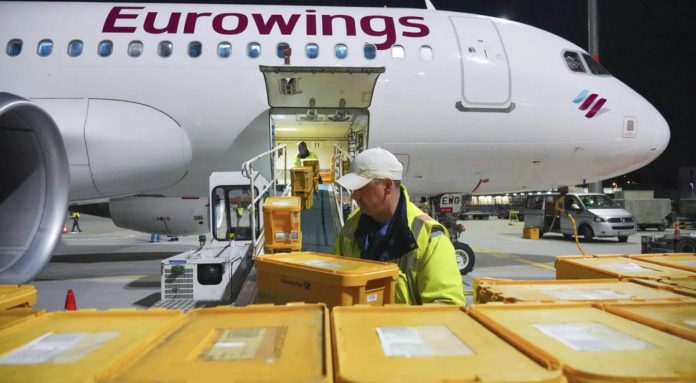 eurowings german post deutch post
