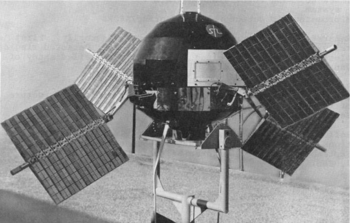 explorer 6 with solar cell 1959