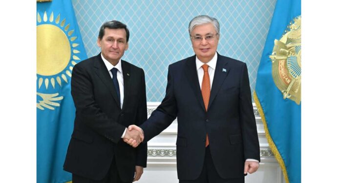 mfa-turkmenistan-rashid-meredov-kazakh-president-kasym-jomart-tokaev-in-astana-27-may