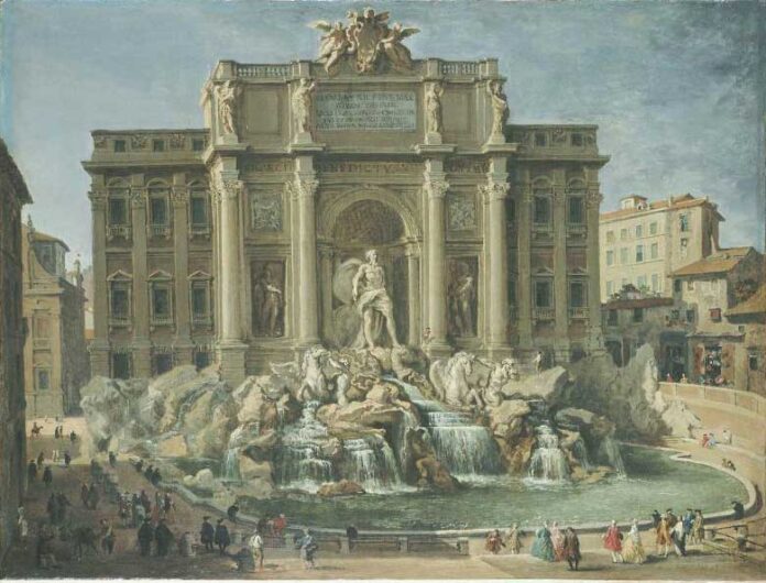 trevi-rome-Pannini,_Giovanni_Paolo_-_Fountain_of_Trevi,_Rome_-_18th_c
