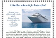 Näme, nädip, näme üçin?