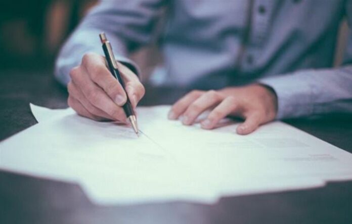 contract kontrakt shertnama sighning