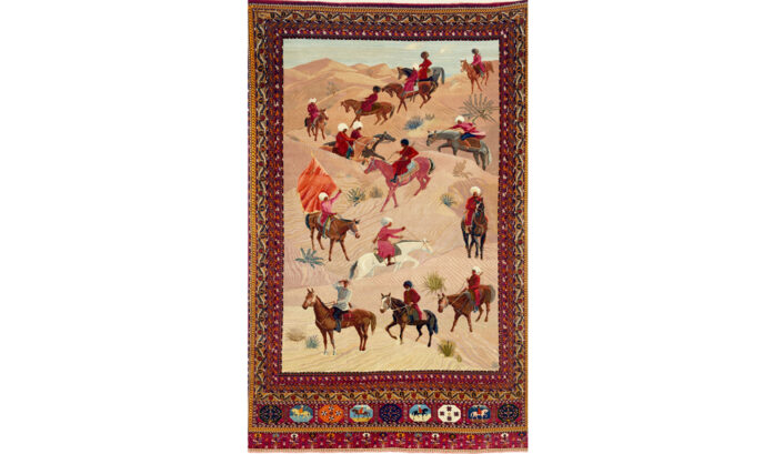 atly-yorish-turkmen-haly-Конный-пробег-ковер