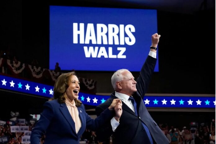 kamala harris tim walz