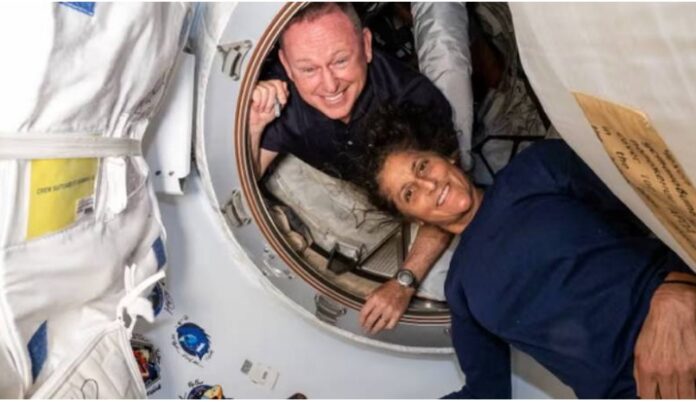 nasa boeing starlines astroanuts eugene butch and sunita williams