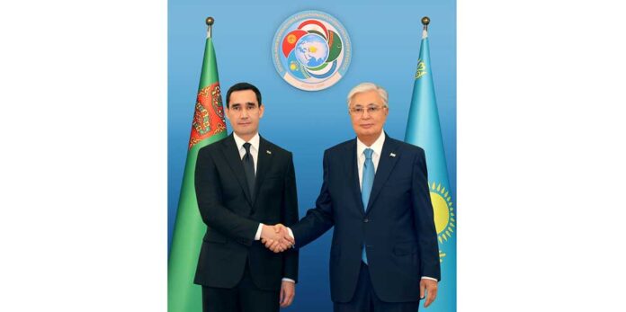turkmen-kazak-presidents-Serdar-berdimuhamedov-and-Kasym-jomart-tokayev-astana-09-08-2024