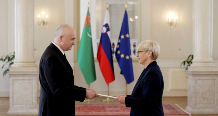 turkmenistan-ambassador aydogdyyev embassy-slovenia