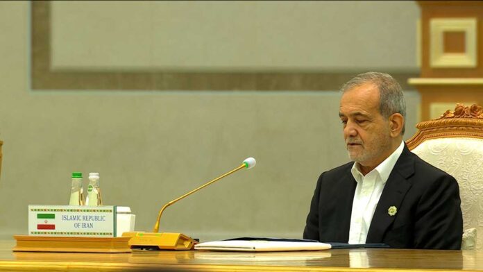 masud-pazashkian-iran-president-in-ashgabat-magtymguly-forum