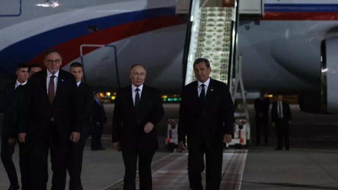 vladimir putin in ashgabat