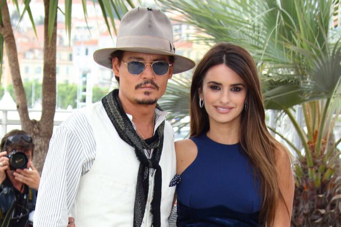 Johnny Depp and Penélope Cruz