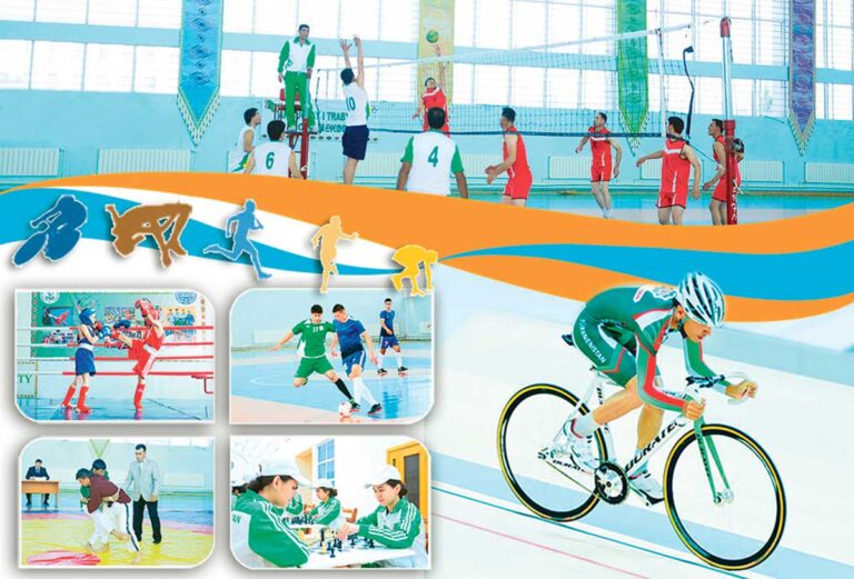 Sport güýç-gaý­rat­dyr, gö­zel­lik­dir we sag­dyn­lyk­dyr