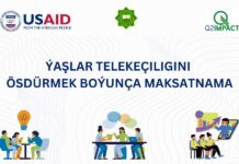 USAID-iň YDA taslamasy we “Telekeçiler mekdebi” ýaşlary tölegsiz okuwa çagyrýar