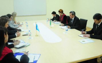 Гуманитарные вопросы обсуждены на встрече с делегацией Управления Верховного Комиссара ООН по правам человека